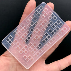 Puzzle Game Falling Block Piece Silicone Mold (25 Cavity) | Resin Shaker Charm Bits DIY | Resin Embellishment Mould | UV Resin Art Supplies