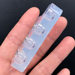Cute Pill Capsule Mould (10 Cavity) | Kawaii Pills DIY | Medicine Silicone Mould | UV Resin Embellishments Making (10mm x 20mm)