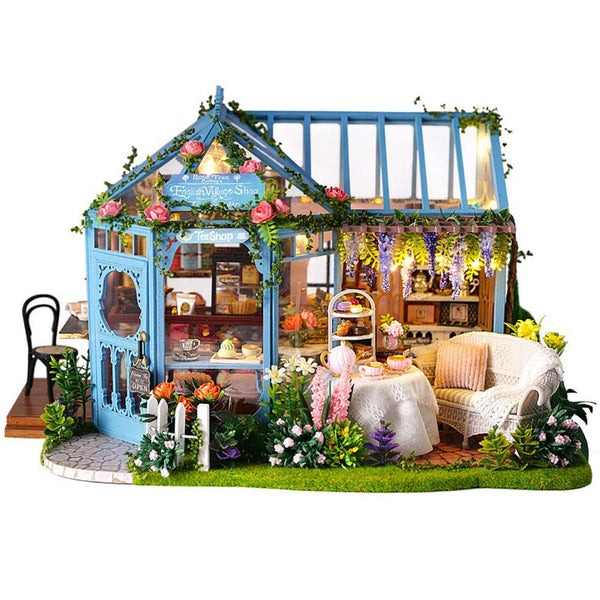 Miniature Rose Garden Tea House Making Kit in 1:12 Scale