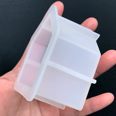 House Shaped Silicone Mold | Geometric House Mould | Paperweight DIY | Resin Craft Supplies (56mm x 64mm)