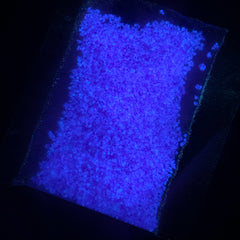 Phosphorescent Sand Particles | Glow in the Dark Sand | Fluorescent Sand | Resin Inclusions (Purple Blue / 10 grams)