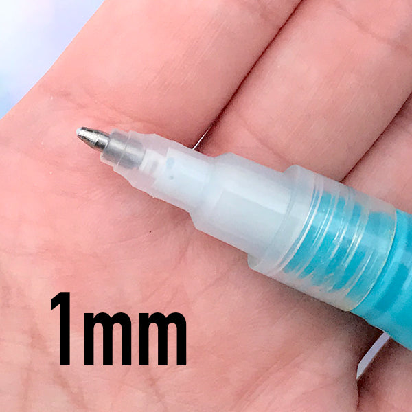 Kuretake 2 Way Glue, 1mm Fine Ball Point Glue Pen