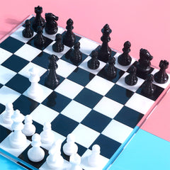 Chessboard and Chessman Silicone Mold (Set of 7 pcs) | International Chess Board and Chess Piece Mould | Chess Set DIY | Resin Crafts