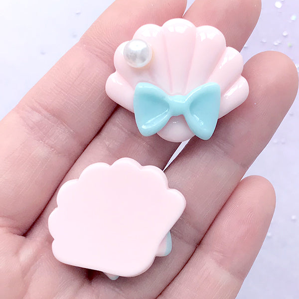 Plastic Earring Post with Rubber Backs & 3mm Pad / Earring Blank Ear S, MiniatureSweet, Kawaii Resin Crafts, Decoden Cabochons Supplies