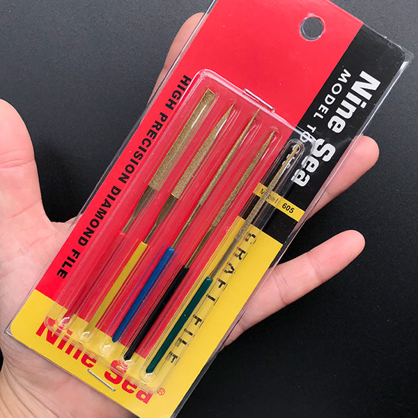 Utoolmart Diamond Needle File, 2-Pieces Mini Diamond Needle File Set