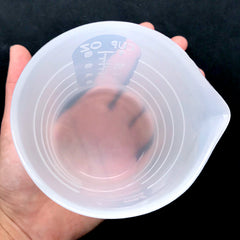Reusable Silicone Measure Cup | 250ml Measuring Cup | 8oz Dosage Cup | Epoxy Resin Mixing Cup | Medicine Cup | Resin Art Supplies