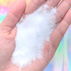 Fake Snow | Fine Sugar Powder for Faux Food Craft | Dollhouse Miniature Sweets DIY Supplies (20 grams)