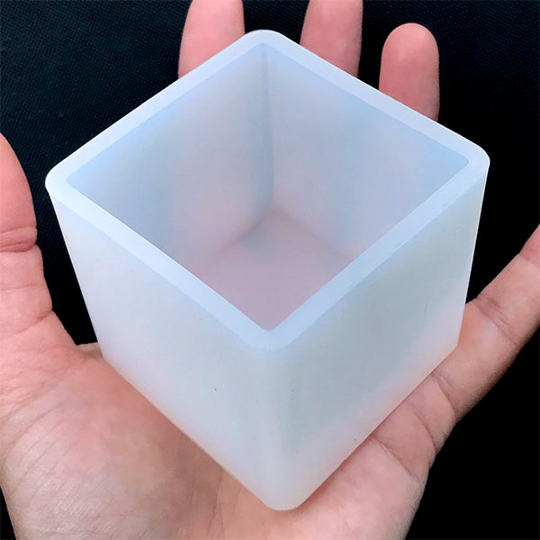 5cm Cube Silicone Mold | 3D Square Mold for Epoxy Resin Art | Geometric Soft Mold | Resin Paperweight Making | UV Resin Craft Supplies