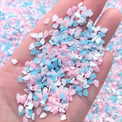 Cloud Polymer Clay Slices in Pastel Color | Small Bits for Resin Shaker Charm DIY | Kawaii Nail Art Decoration (5 grams)