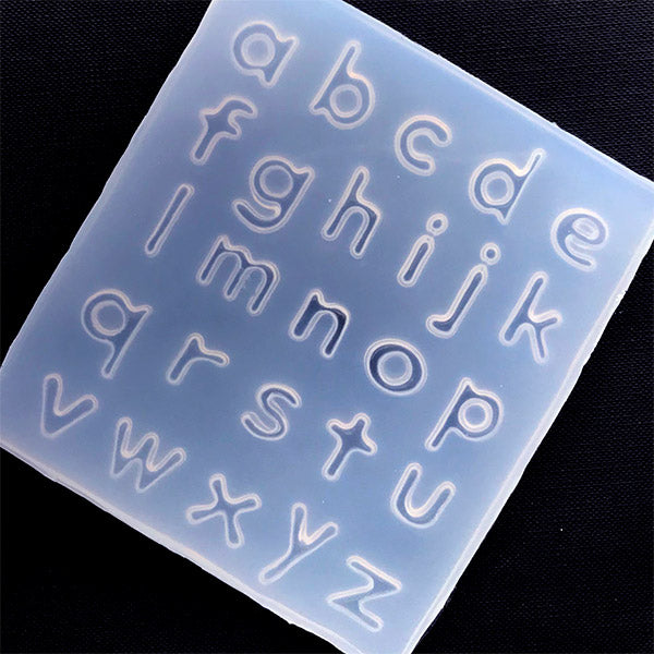 Alphabet Silicone Resin Molds – Fluid Art Co - USA