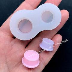 Miniature Crystal Ball Base Silicone Mold (2 Cavity) | Dollhouse Snow Globe Base Mould | Kawaii Resin Art Supplies (16mm and 20mm)