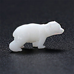 Miniature Polar Bear Figurine | 3D Animal Resin Inclusion for Resin World Making | Resin Craft Supplies (1 piece / 13mm 15mm 17mm)