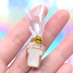 Miniature Bread Packet | Dollhouse Breakfast | Doll Food | Kawaii Craft Supplies (1 piece / 14mm x 16mm)