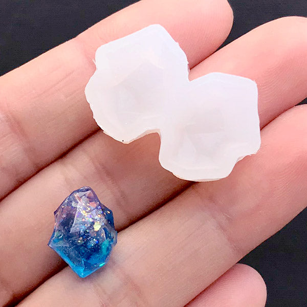 Rough Gem Silicone Mold, 3D Gemstone Mold, Raw Crystal Mould, Fake, MiniatureSweet, Kawaii Resin Crafts, Decoden Cabochons Supplies