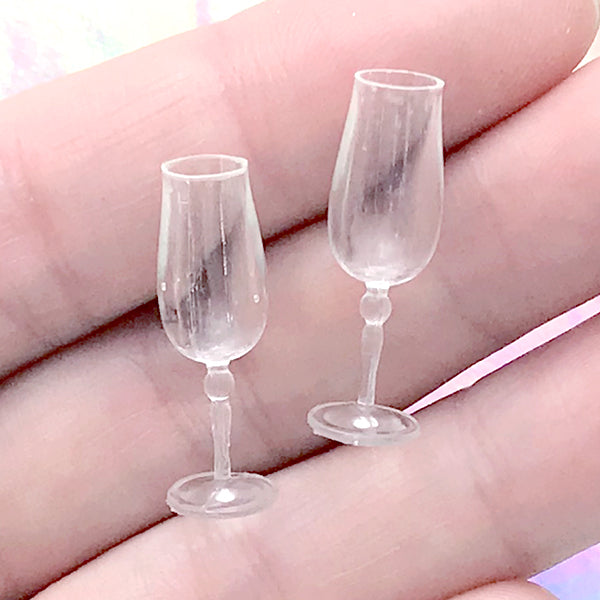 Resin Accented Wine Glasses