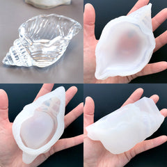 Seashell Trinket Box Silicone Mold | 3D Conch Mold | Resin Jewellery Box Mould | Resin Craft Supplies