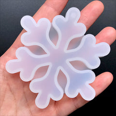 Snowflake Ornament Silicone Mold for Resin Craft | Christmas Home Decor | Epoxy Resin Mould | UV Resin Clear Mold (65mm x 75mm)
