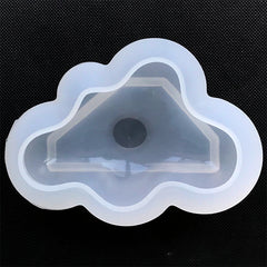 Big Cloud Silicone Mold | Cute Paperweight Mold | Kawaii Resin Craft Supplies | Epoxy Resin Art (86mm x 62mm)