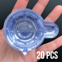 Disposable Plastic Cup with Spout | 40ml Resin Mixing Cup | Resin Craft Supplies (20 pcs)