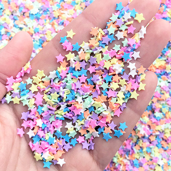 Rainbow Polymer Clay Sprinkles, Polymer Clay Confetti, Fake Sprinkles for  Slime, Slime Add-ins, Nail Art, Decoden -  Sweden