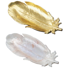 Big Feather Trinket Dish Silicone Mold | Make Your Own Trinket Tray | Home Decoration Craft with Resin (110mm x 245mm)