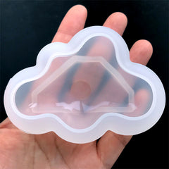 Big Cloud Silicone Mold | Cute Paperweight Mold | Kawaii Resin Craft Supplies | Epoxy Resin Art (86mm x 62mm)