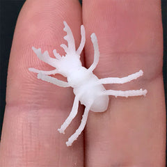 Atlas Beetle Figurine | 3D Printed Insect for Miniature Diorama Making | Resin Fairy Garden DIY | Resin Art Supplies (1 piece / 19mm x 18mm)