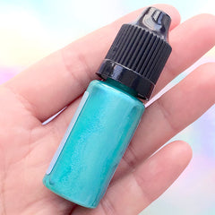 Iridescent Resin Pigment for UV Resin Art | Aurora Borealis Colorant | Mermaid Pearl Colour | Polarization Color Dye (Crystal Blue Lagoon / 10 grams)