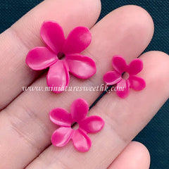 3D Flower Silicone Mold (3 Cavity) | Floral Mold | UV Resin Jewelry Making | Clear Soft Mold (11mm, 14mm and 19mm)