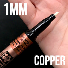 Sakura Pen-Touch 1mm Fine Point Oil Based Marker | Permanent Paint Marker in Metallic Colour (1mm / Copper)