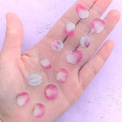 Floral Stickers | Flower Petal Clear Film | UV Resin Inclusion | Resin Art Supplies | Scrapbooking