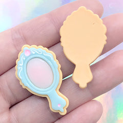 Miniature Sugar Cookie Embellishment in Mirror Shape | Kawaii Decoden Cabochons | Mini Faux Sweets Deco (3 pcs / 21mm x 37mm)