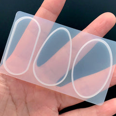 CLEARANCE Geometric Hair Clip Silicone Mold Assortment (3 Cavity) | Resin Hair Jewelry Making | Hair Accessories DIY (43mm)
