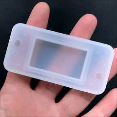 Handheld Game Console Silicone Mold | Game Controller Shaker Charm Mould | Kawaii Resin Jewelry DIY (68mm x 31mm)