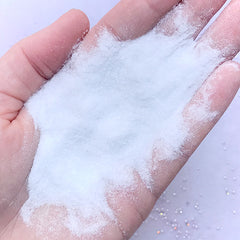 Fake Sugar Powder | Faux Fine Sugar | Miniature Food Craft Supplies | Sweet Deco | Dollhouse Patisserie DIY (30 grams)