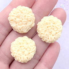 Dollhouse Instant Noodle Cabochons | Miniature Food Supplies | Kawaii Decoden Phone Case DIY (3 pcs / Round / 20mm)