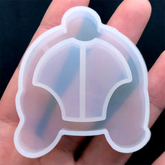 Panda Butt Silicone Mold | Shake Shake Animal Butt Mold | Resin Shaker Charm DIY | Kawaii Resin Jewelry Supplies (49mm x 52mm)