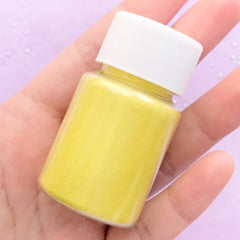Pearlescence Pigment Powder | Pearl Resin Colorant | Epoxy Resin Dye | UV Resin Craft Supplies | Resin Color (Yellow / 10 grams)
