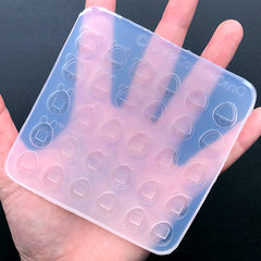 Miniature Tamagotchi Silicone Mold (30 Cavity) | Dollhouse Toy Game Mould | Kawaii Resin Craft Supplies