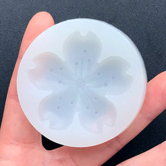 Big Sakura Silicone Mold | Cherry Blossom Clear Mold | Flower Embellishment Making | Resin Craft Supplies