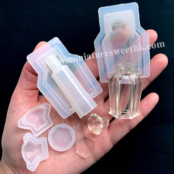 New UV resin mold perfume bottle mold Pharmacy bottle mold 