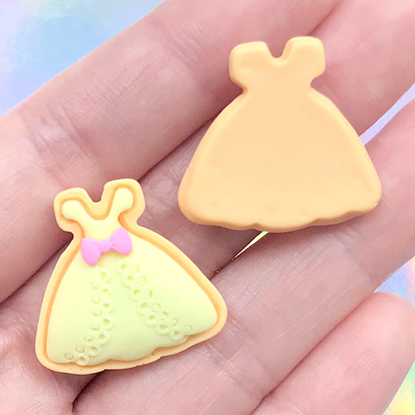 Miniature Sugar Cookie Cabochon in Princess Dress Shape | Dollhouse Sw |  MiniatureSweet | Kawaii Resin Crafts | Decoden Cabochons Supplies | Jewelry  Making