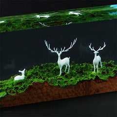 3D Deer Embellishment for Resin Jewelry Making | Forest Animal Resin Inclusions | Resin Craft Supplies (2 pcs / 15mm x 12mm)