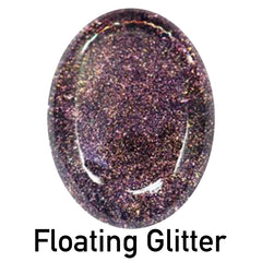 Floating Galaxy Glitter for Resin Art | Unsinkable Iridescent Glitter Powder | Resin Craft Supplies | Sparkle Embellishments (Red)