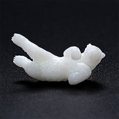 Miniature Animal Figurine | 3D Polar Bear Insertion for Resin Diorama DIY | Resin Craft Supplies (1 piece / 20mm 25mm 30mm)