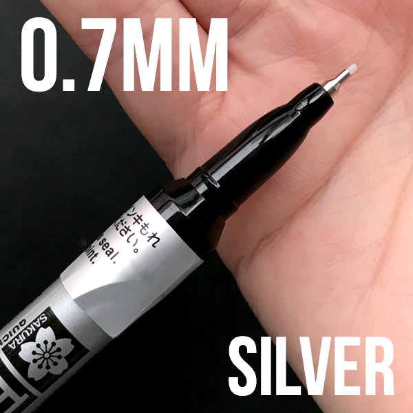 Sakura PenTouch Fine Marker - Silver