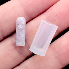 Mini Tube Silicone Mold | Dollhouse Test Tube Mold | Miniature Glass Tube Mold | Clear Soft Mold for Resin Art (5mm x 15mm)