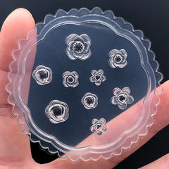 Assorted Mini Flower Silicone Mold (9 Cavity) | Tiny Floral Embellishment DIY | Resin Shaker Bits Making | Resin Craft Supplies