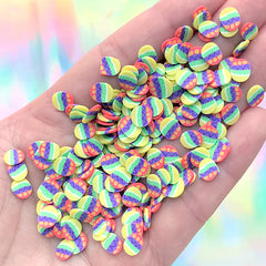 Colorful Easter Egg Polymer Clay Slices | Cute Resin Shaker Bits | Easter Resin Inclusions | Holiday Nail Decoration (5 grams)