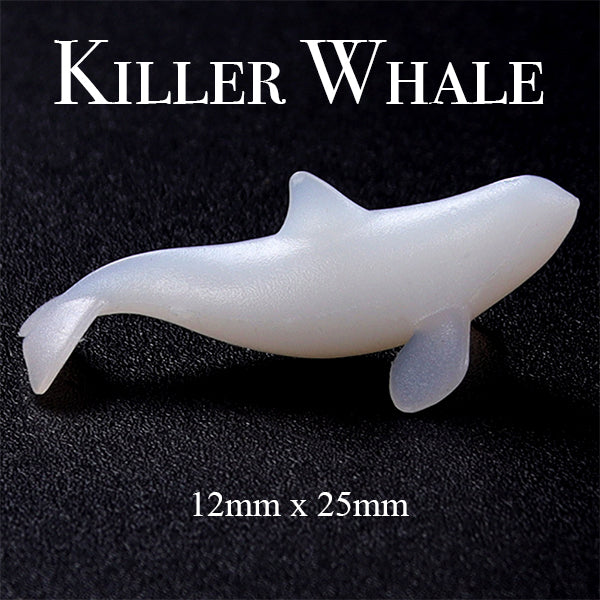 Killer Whale Resin Inclusion | 3D Miniature Figurine for Resin Art
